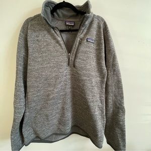 Men’s LARGE PATAGONIA better sweater dark grey